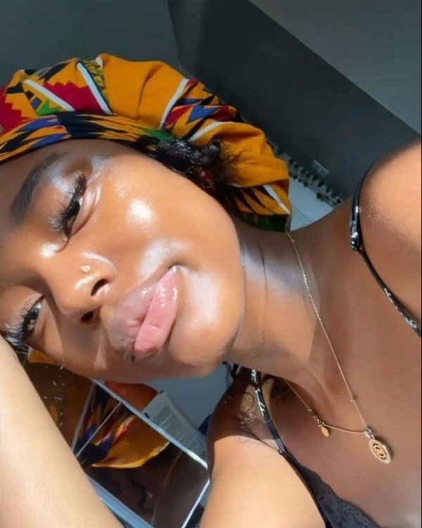 Clear glowing skin result